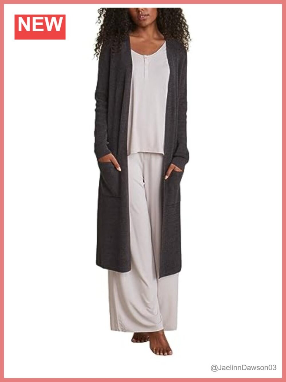 CozyChic Ultra Lite Long Cardigan Sweater Lightweight Travel Layer